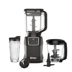 Ninja Kitchen System with Auto IQ Boost and 7-Speed Blender: Food Processor, 72 oz Capacity, Stainless Steel Blades, 1-Year Warranty