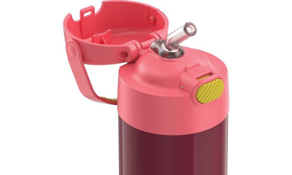 slide 7 of 9, Thermos 12oz FUNtainer Water Bottle with Bail Handle - Cherry, 1 ct