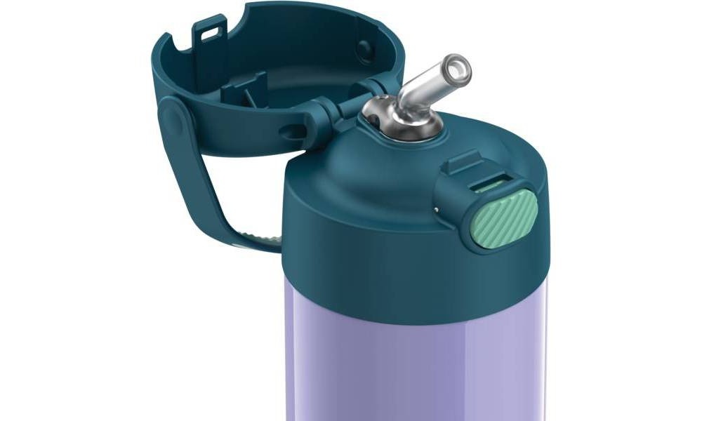 slide 7 of 9, Thermos 12oz FUNtainer Water Bottle with Bail Handle - Lilac, 1 ct