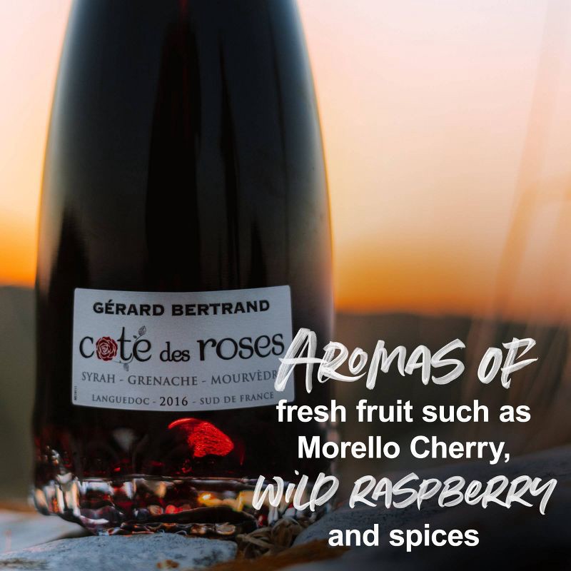 slide 5 of 8, Gerard Bertrand Gérard Bertrand Côte des Roses Pinot Noir Red Wine - 750ml Bottle, 750 ml