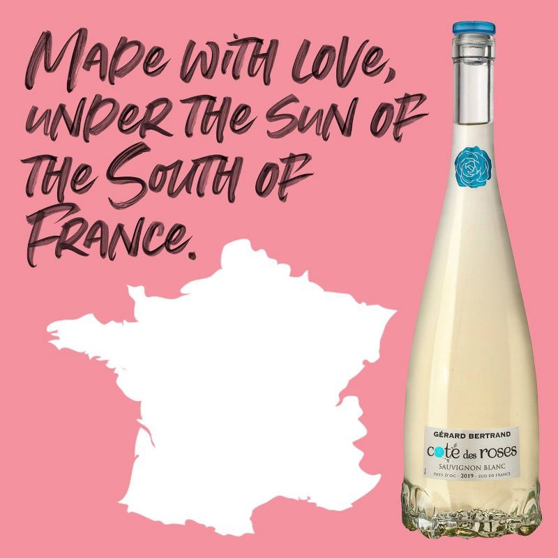 slide 6 of 7, Gerard Bertrand Gérard Bertrand Cote des Roses Sauvignon Blanc White Wine - 750ml Bottle, 750 ml
