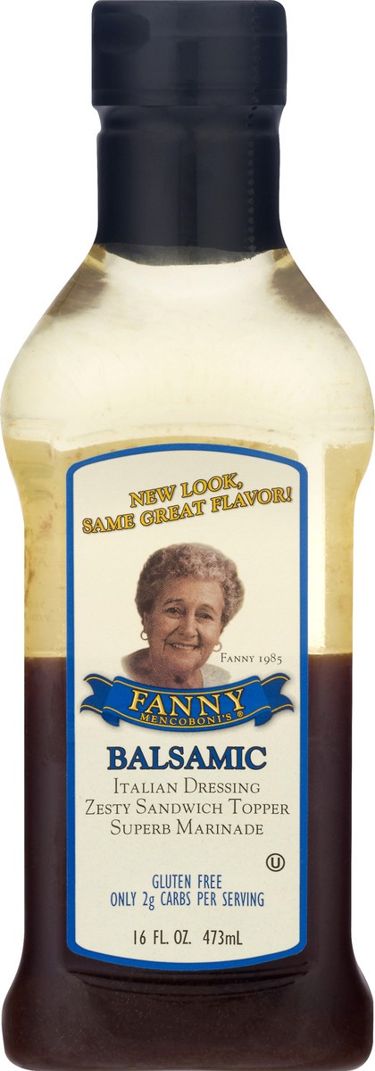 slide 1 of 13, Fanny Mencoboni's Balsamic Italian Dressing 16 oz, 16 oz