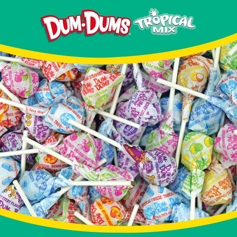 slide 3 of 3, Dum Dums DumDums Tropical, 3.5 oz