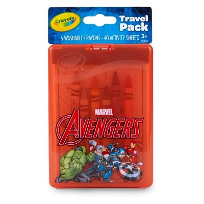 slide 1 of 9, Crayola Avengers Travel Activity Pack, 1 ct