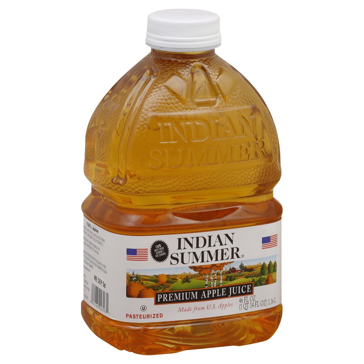 slide 3 of 6, Indian Summer Premium Apple Juice 46 fl oz, 46 oz
