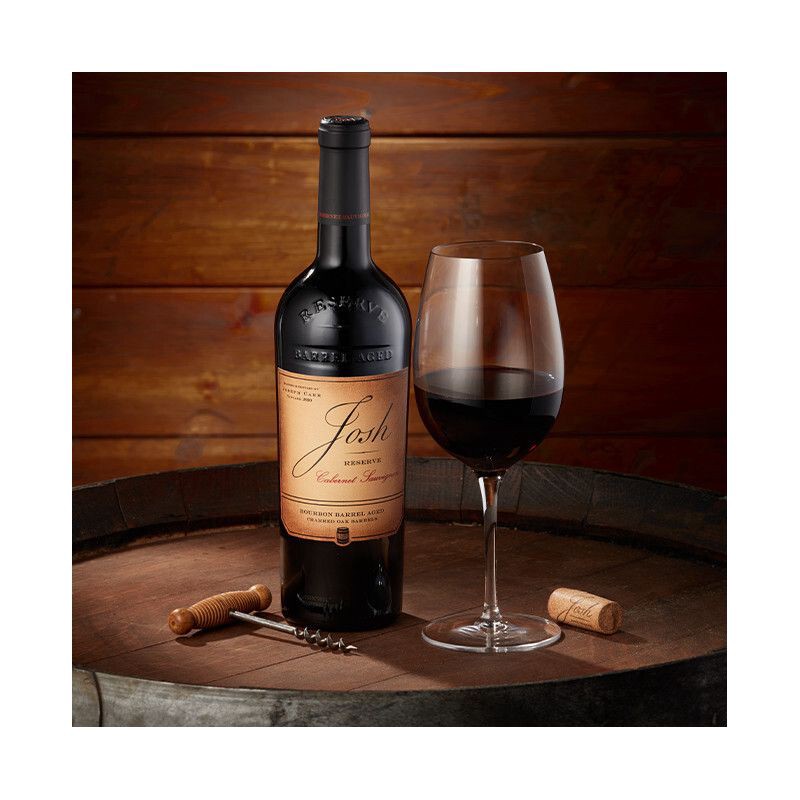 slide 4 of 10, Josh Cellars Josh Bourbon Barrel-Aged Cabernet Sauvignon Red Wine - 750ml Bottle, 750 ml