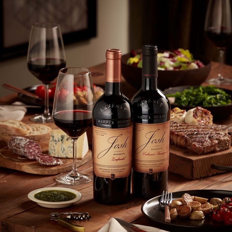 slide 5 of 10, Josh Cellars Josh Bourbon Barrel-Aged Cabernet Sauvignon Red Wine - 750ml Bottle, 750 ml