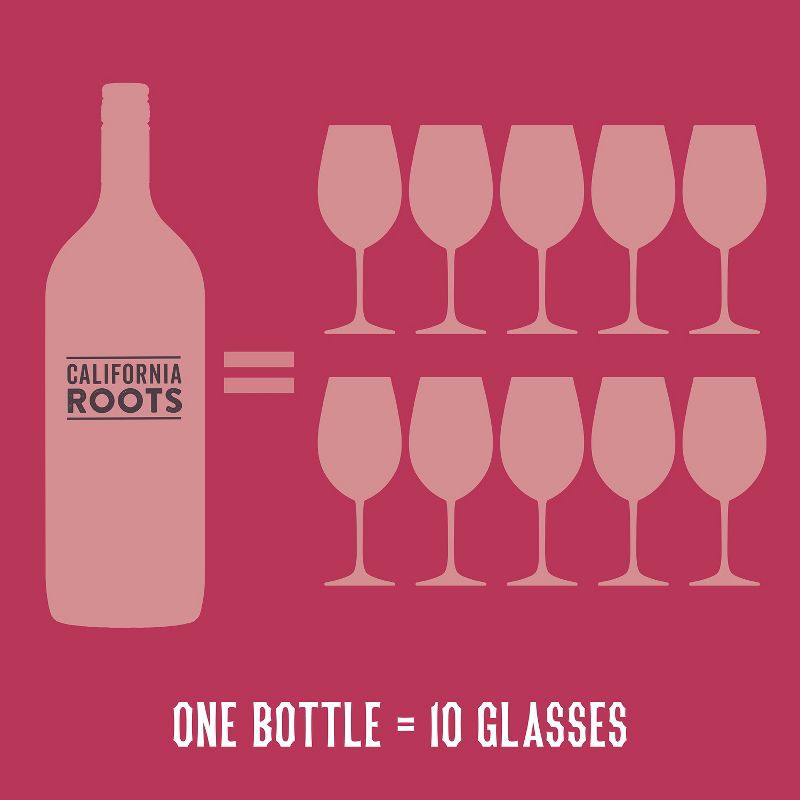 slide 5 of 7, Cabernet Sauvignon Red Wine - 1.5L Bottle - California Roots™, 1.5 liter