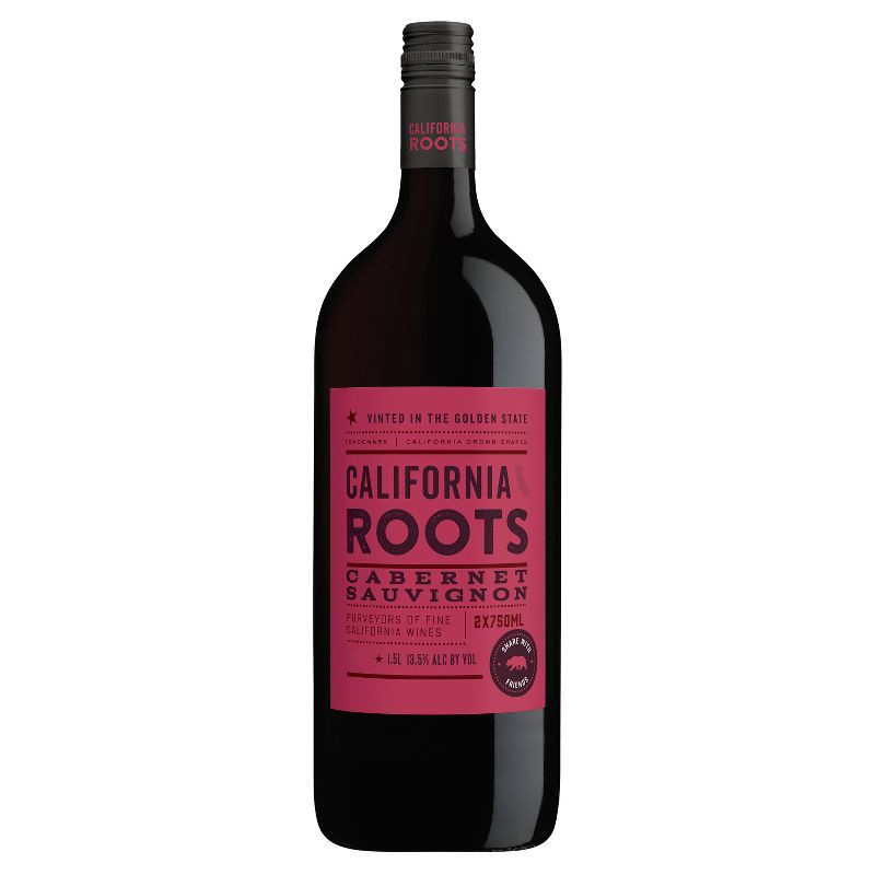 slide 1 of 7, Cabernet Sauvignon Red Wine - 1.5L Bottle - California Roots™, 1.5 liter