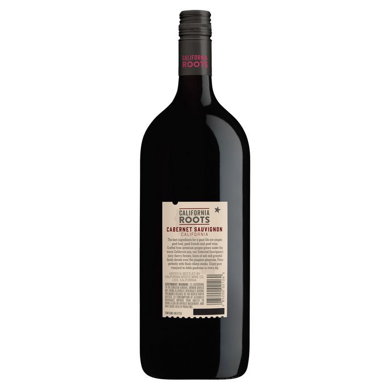 slide 7 of 7, Cabernet Sauvignon Red Wine - 1.5L Bottle - California Roots™, 1.5 liter