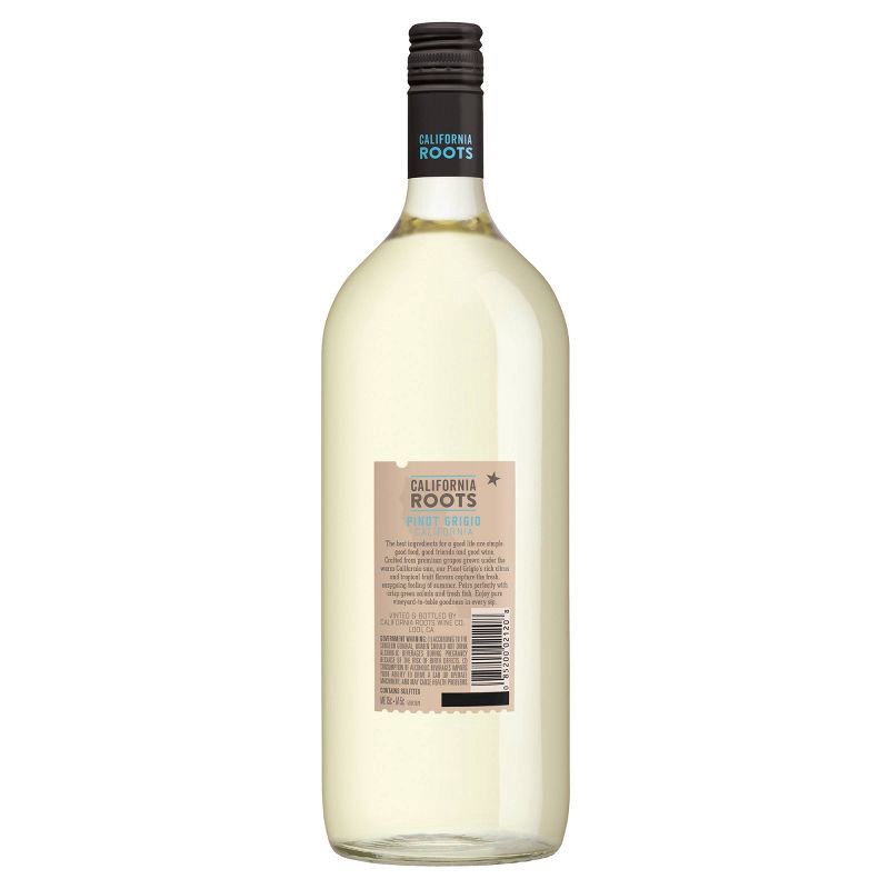 slide 3 of 3, Pinot Grigio White Wine - 1.5L Bottle - California Roots™, 1.5 liter