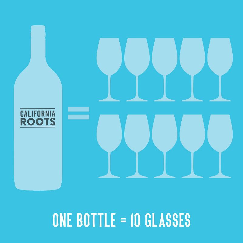 slide 5 of 7, Pinot Grigio White Wine - 1.5L Bottle - California Roots™, 1.5 liter