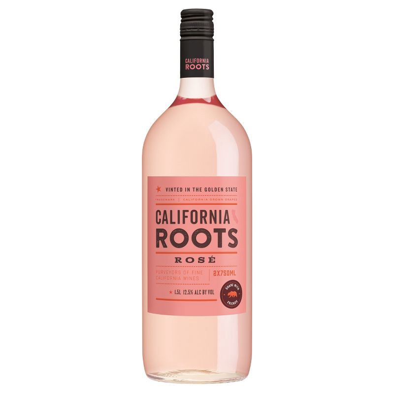 slide 1 of 3, Rosé Wine - 1.5L Bottle - California Roots™, 1.5 liter