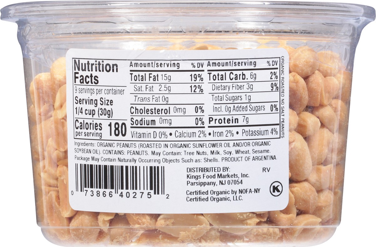 slide 6 of 13, Kn Org Peanuts-roasted No Salt - 10 OZ, 10 oz