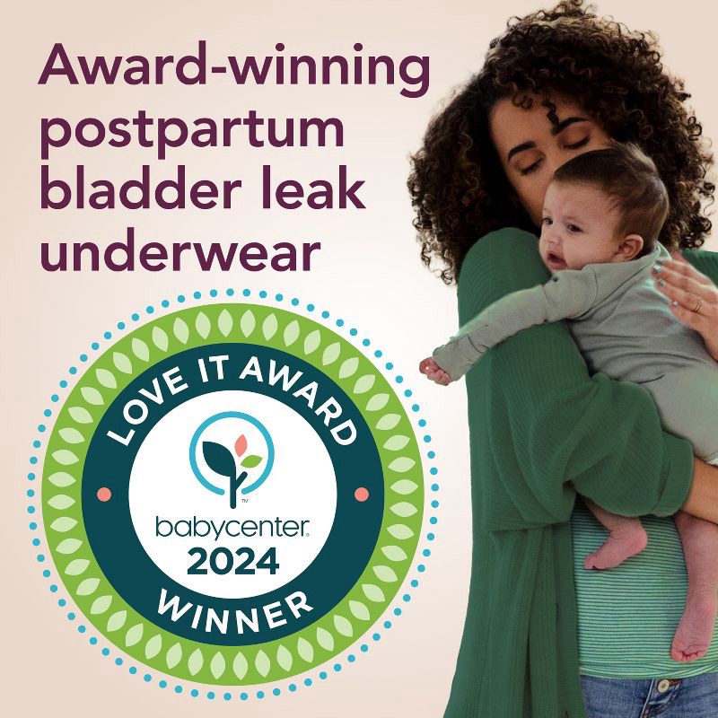 slide 7 of 9, Depend Silhouette Incontinence & Postpartum Underwear for Women - Maximum Absorbency - M - Pink - 22ct, 22 ct