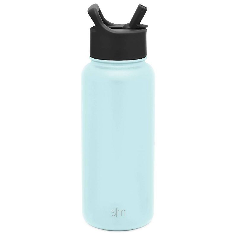 slide 1 of 4, Simple Modern Summit 32oz Stainless Steel Water Bottle with Straw Lid Seaside Summit, 32 oz