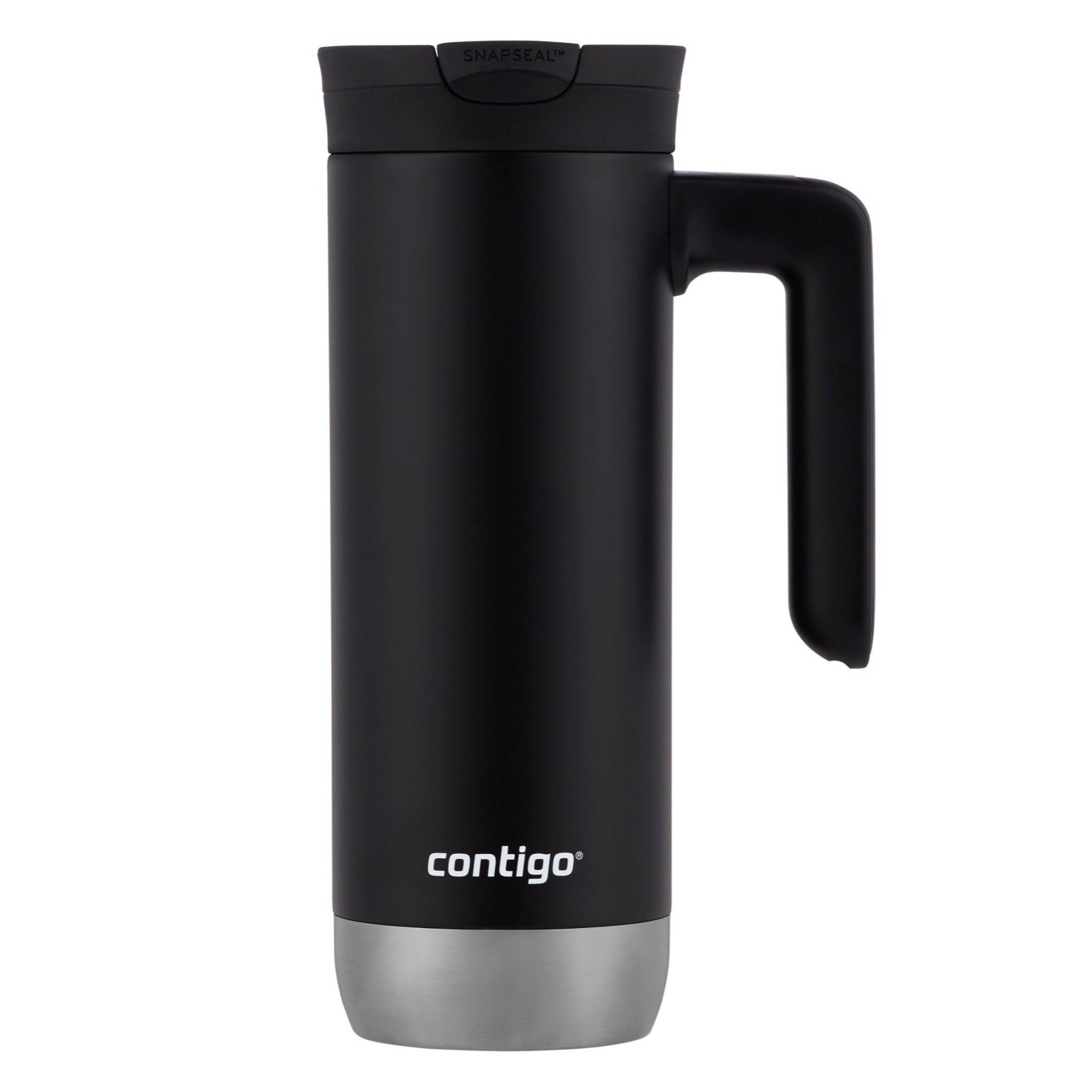 Contigo 20oz Snapseal Insulated Stainless Steel Travel Mug With Handle  Licorice : Target