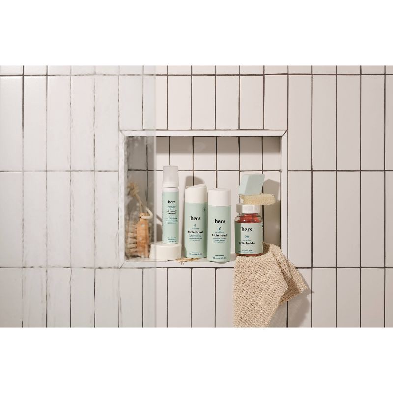 slide 4 of 4, hers Minoxidil 2% Extra Strength Topical Hair Regrowth Solution for Women - 2 fl oz, 2 fl oz