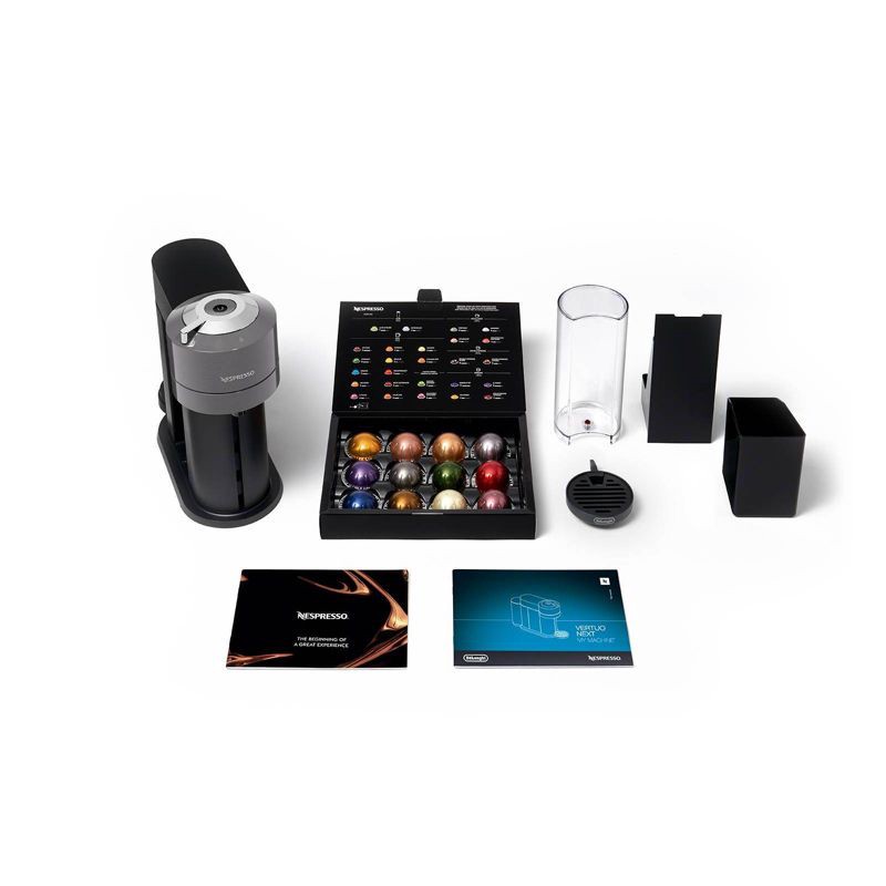 slide 8 of 9, Nespresso Vertuo Next Coffee Maker and Espresso Machine by DeLonghi Gray, 1 ct