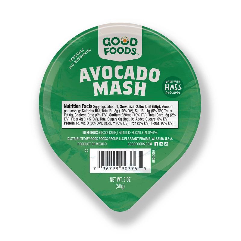 slide 2 of 11, Good Foods Avocado Mash - 8oz/4ct, 4 ct; 8 oz