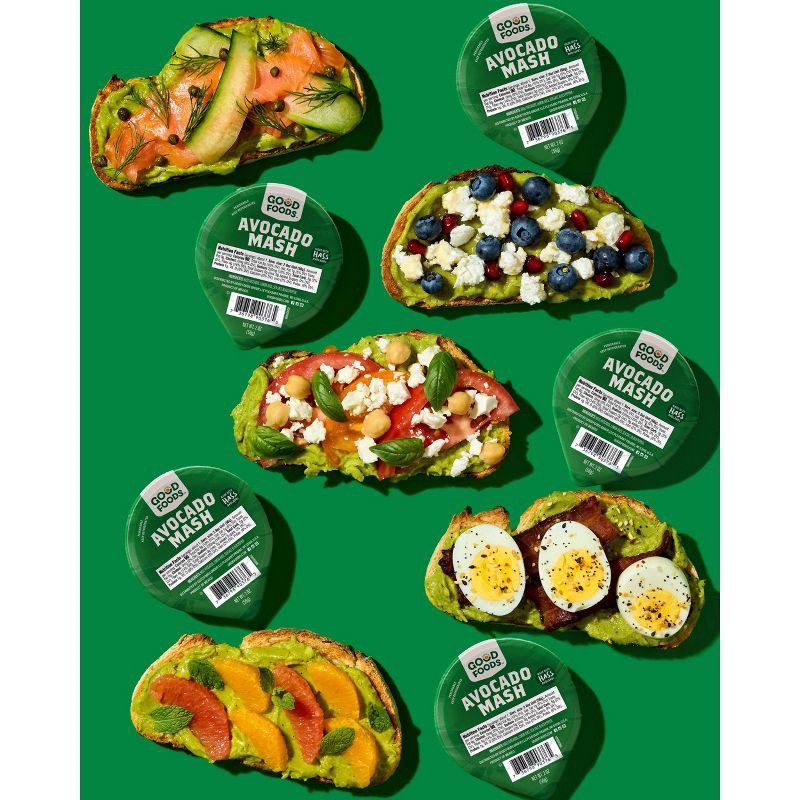 slide 3 of 11, Good Foods Avocado Mash - 8oz/4ct, 4 ct; 8 oz