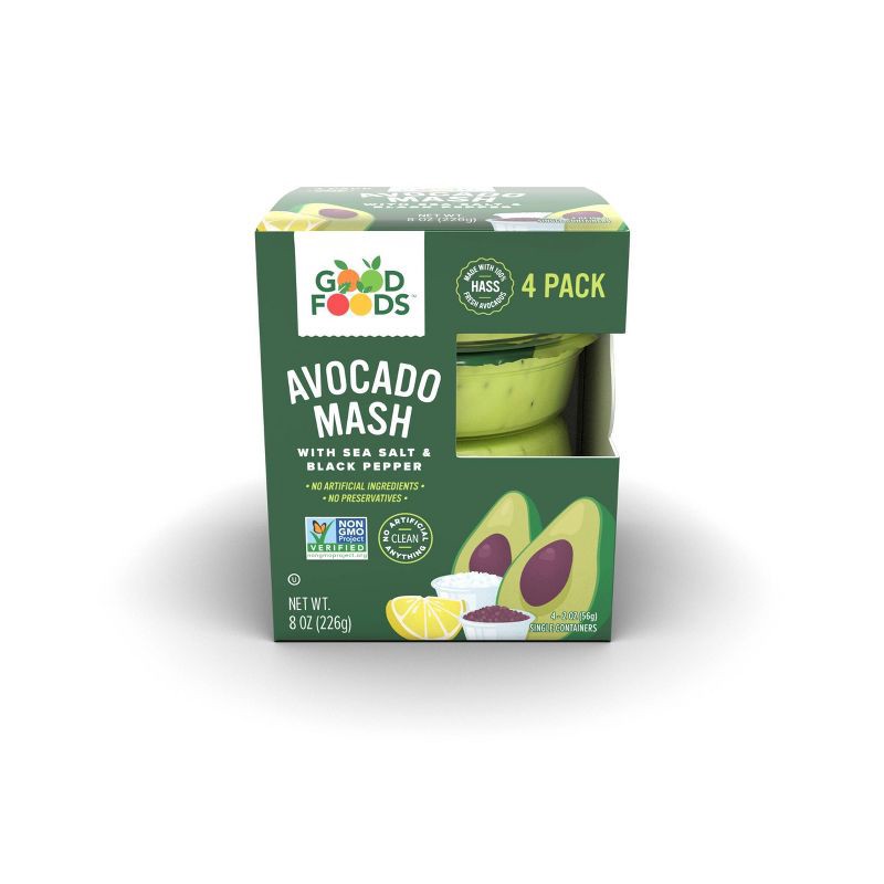 Avocado Mash - 4 Pack, Avocado Spread