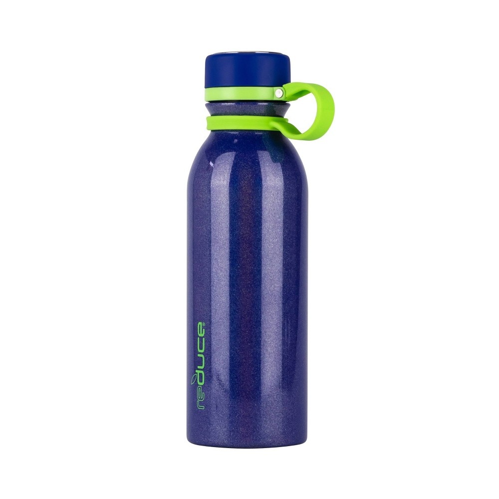 slide 2 of 4, Reduce Stainless Steel Glitter Monster Mash Hydro Pro Bottle Blue, 18 oz