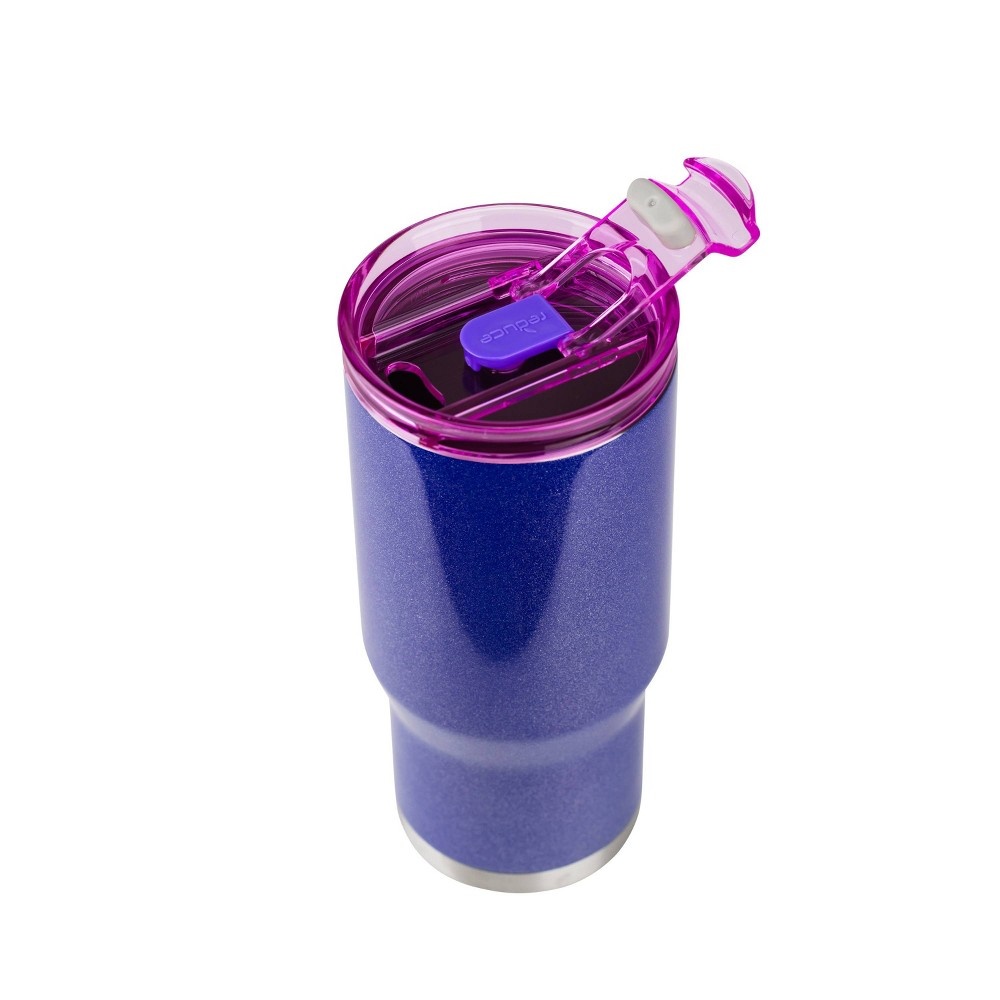 Reduce 14-Ounce Coldee Purple Tumbler