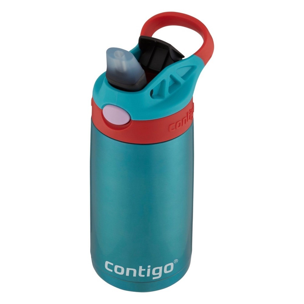 Contigo 13oz Stainless Steel AutoSpout Kids' Water Bottle Blue