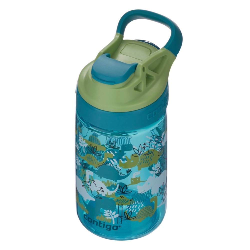 slide 3 of 4, Contigo Plastic Kids Autoseal Gizmo Water Bottle Green, 14 oz