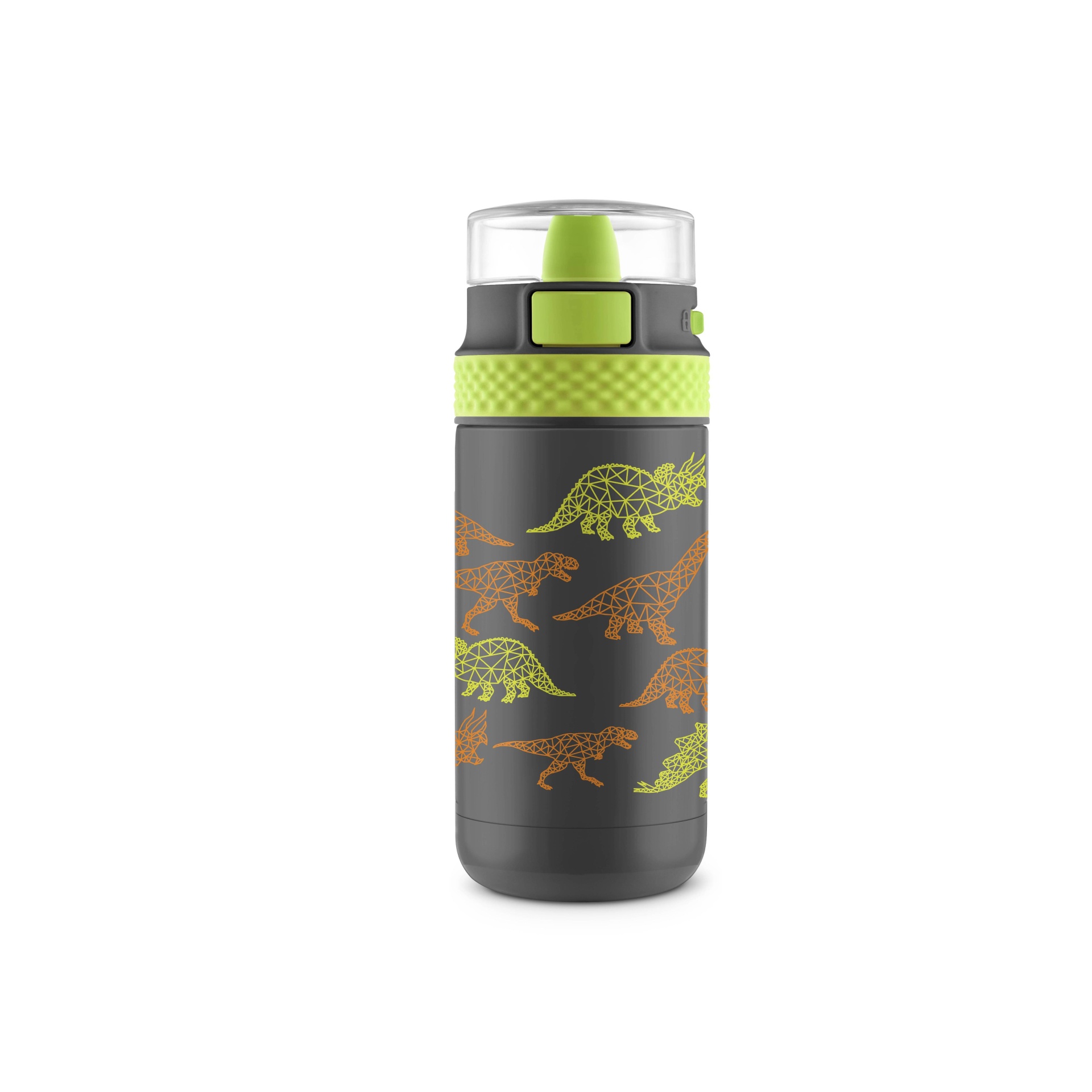 Ello 12oz Stainless Steel Kids Ride Jurassic Water Bottle Green 1 ct