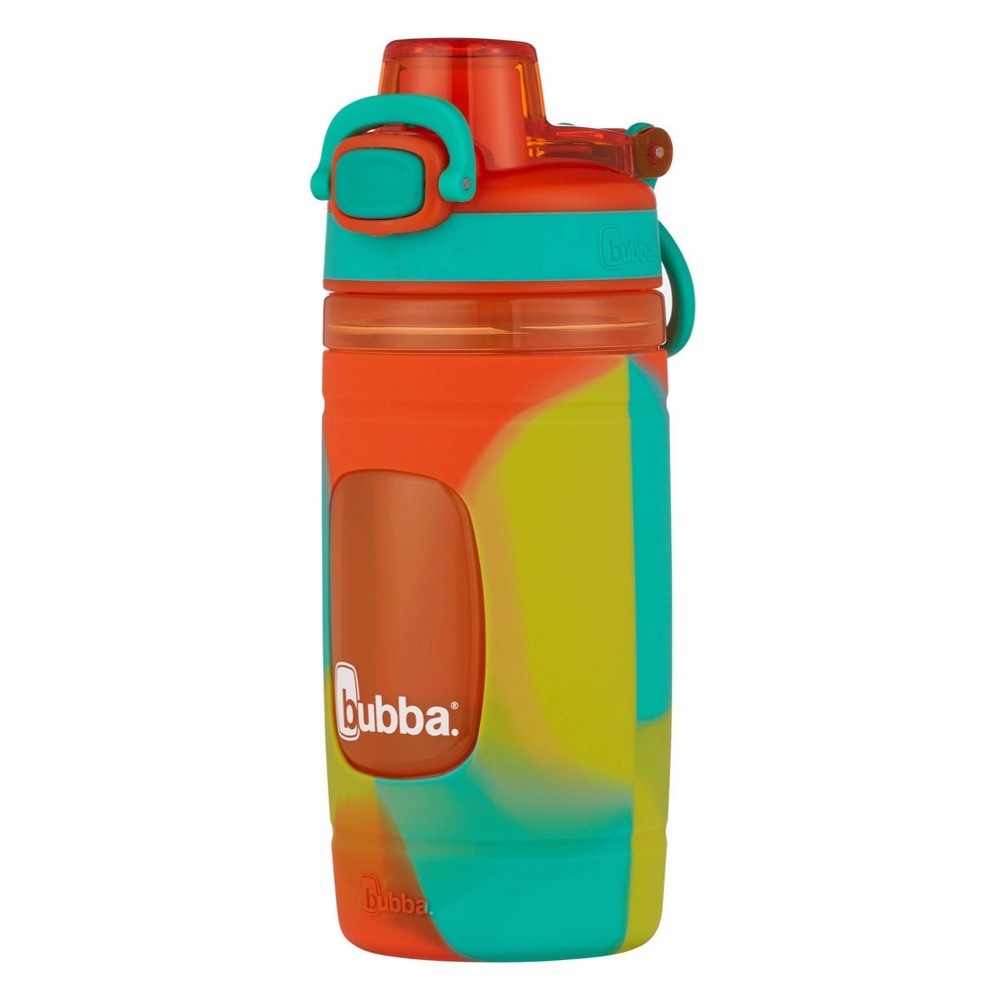 Bubba 16oz Flo Plastic Kids Water Bottle with Silicone Sleeve