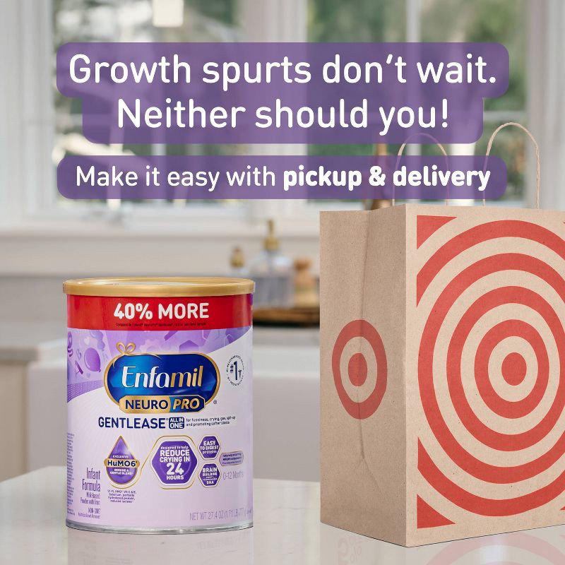 slide 5 of 10, Enfamil NeuroPro Gentlease Powder Infant Formula - 27.4oz, 27.4 oz