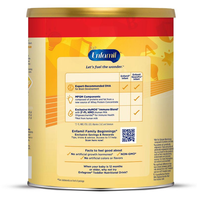 slide 13 of 15, Enfamil NeuroPro Powder Infant Formula - 28.3oz, 28.3 oz