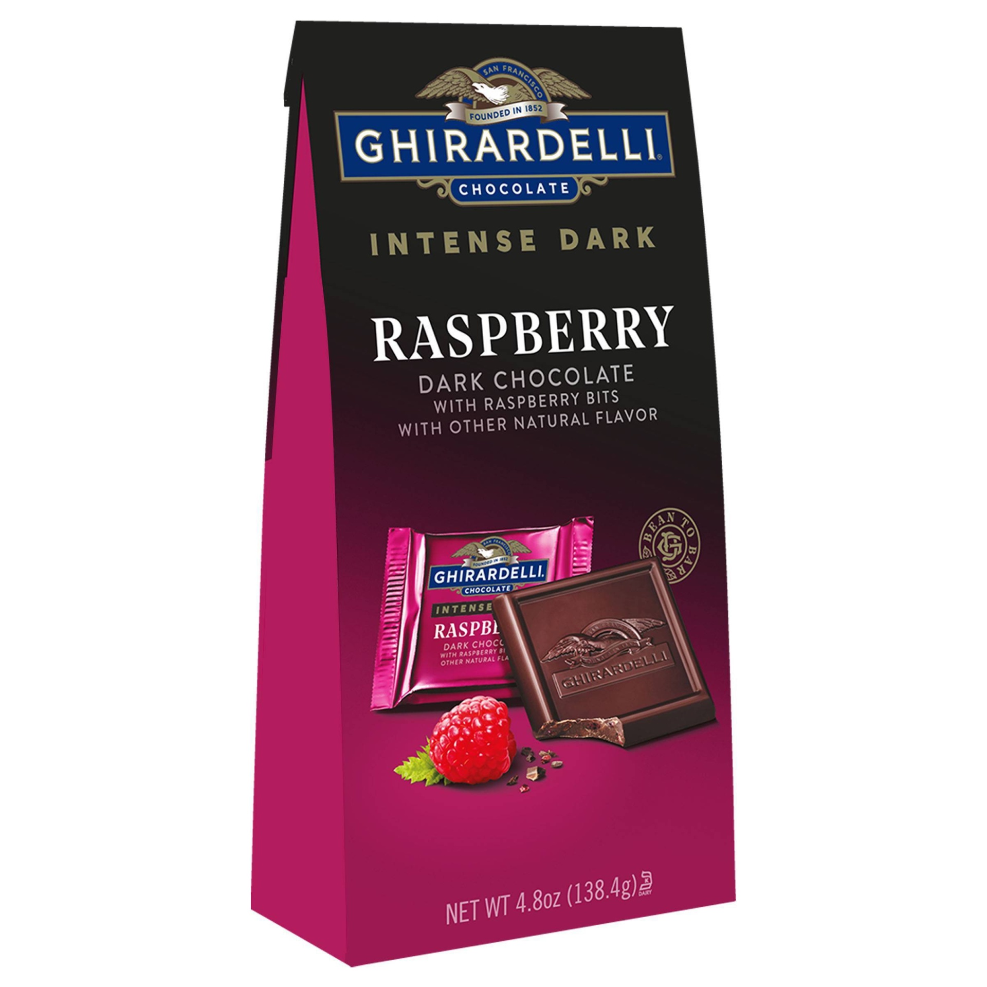 slide 1 of 5, Ghirardelli Intense Dark Chocolate Raspberry Radiance Squares - 4.8oz, 4.8 oz