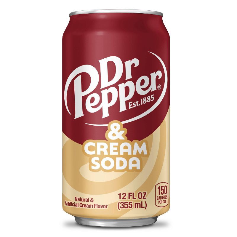 slide 7 of 14, Dr Pepper Cream Soda - 12pk/12 fl oz Cans, 12 ct; 12 fl oz