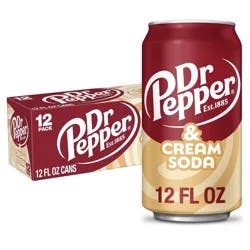 Dr Pepper Cream Soda - 12pk/12 fl oz Cans