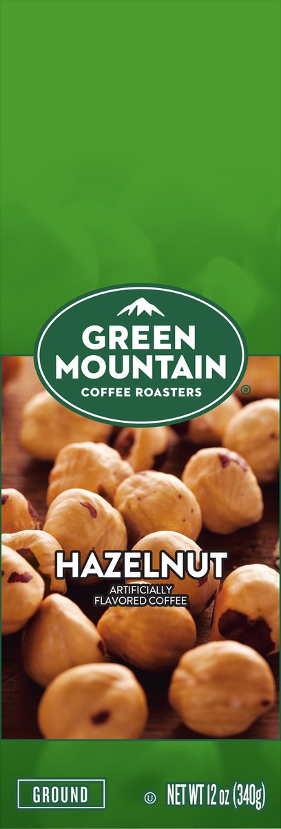 slide 3 of 7, Green Mountain Coffee Roasters, Hazelnut, Ground Flavored Coffee, Light Roast, Bagged 12oz., 12 oz