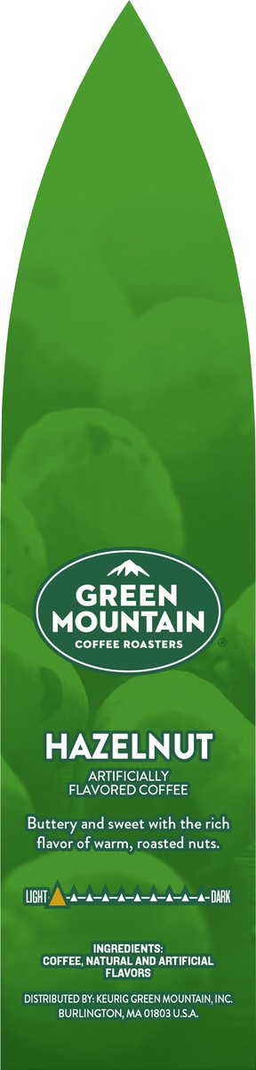 slide 4 of 7, Green Mountain Coffee Roasters, Hazelnut, Ground Flavored Coffee, Light Roast, Bagged 12oz., 12 oz