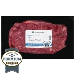 Lunds & Byerlys Premium Choice Beef Boneless Sirloin For Stroganoff