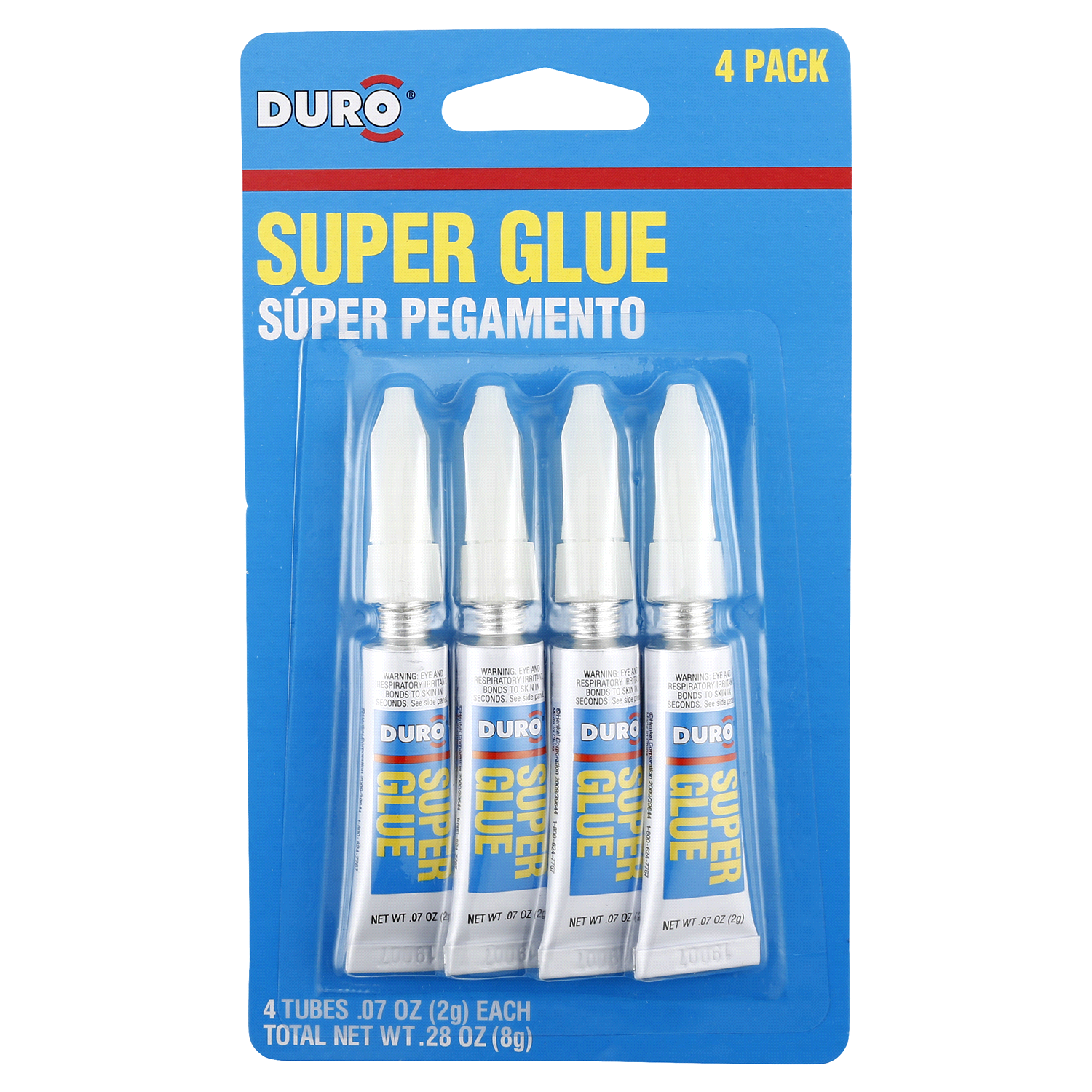 slide 1 of 2, Duro Liquid Super Glue, 4 ct