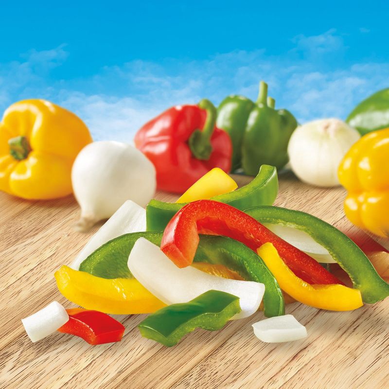 slide 3 of 6, Birds Eye Frozen Tri Colored Pepper & Onion Medley - 14.4oz, 14.4 oz