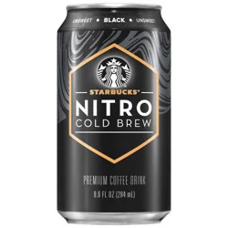 Starbucks RTD Starbucks Nitro Cold Brew Black Unsweetened Premium Coffee Drink - 9.6 fl oz Bottle