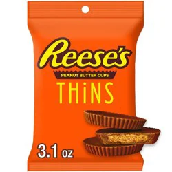 Reese's Thins Milk Chocolate Peanut Butter Cups Candy - 3.1oz