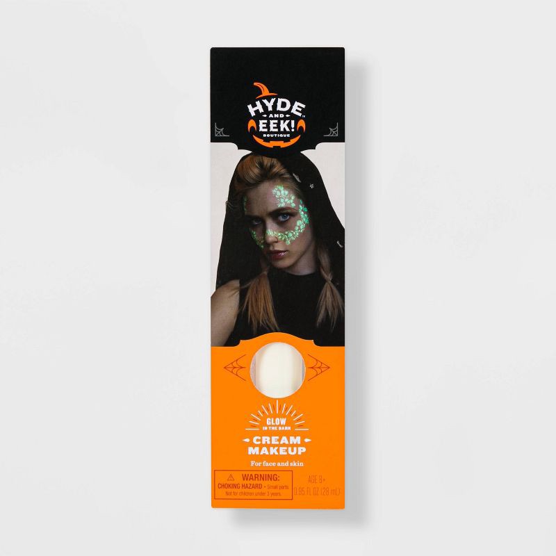 slide 2 of 3, Glow in the Dark Cream Halloween Costume Makeup - Hyde and EEK! Boutique™, 1 ct