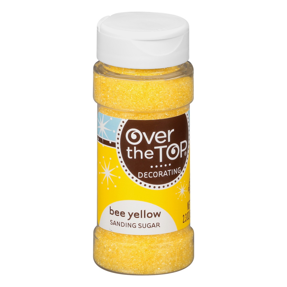 slide 2 of 14, Over The Top Decorating Bee Yellow Sanding Sugar 2.3 oz, 2.3 oz
