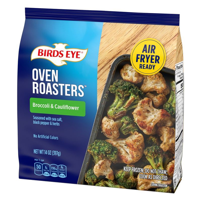 slide 2 of 5, Birds Eye Oven Roasters Frozen Broccoli & Cauliflower - 14oz, 14 oz