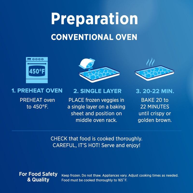 slide 5 of 5, Birds Eye Oven Roasters Frozen Broccoli & Cauliflower - 14oz, 14 oz