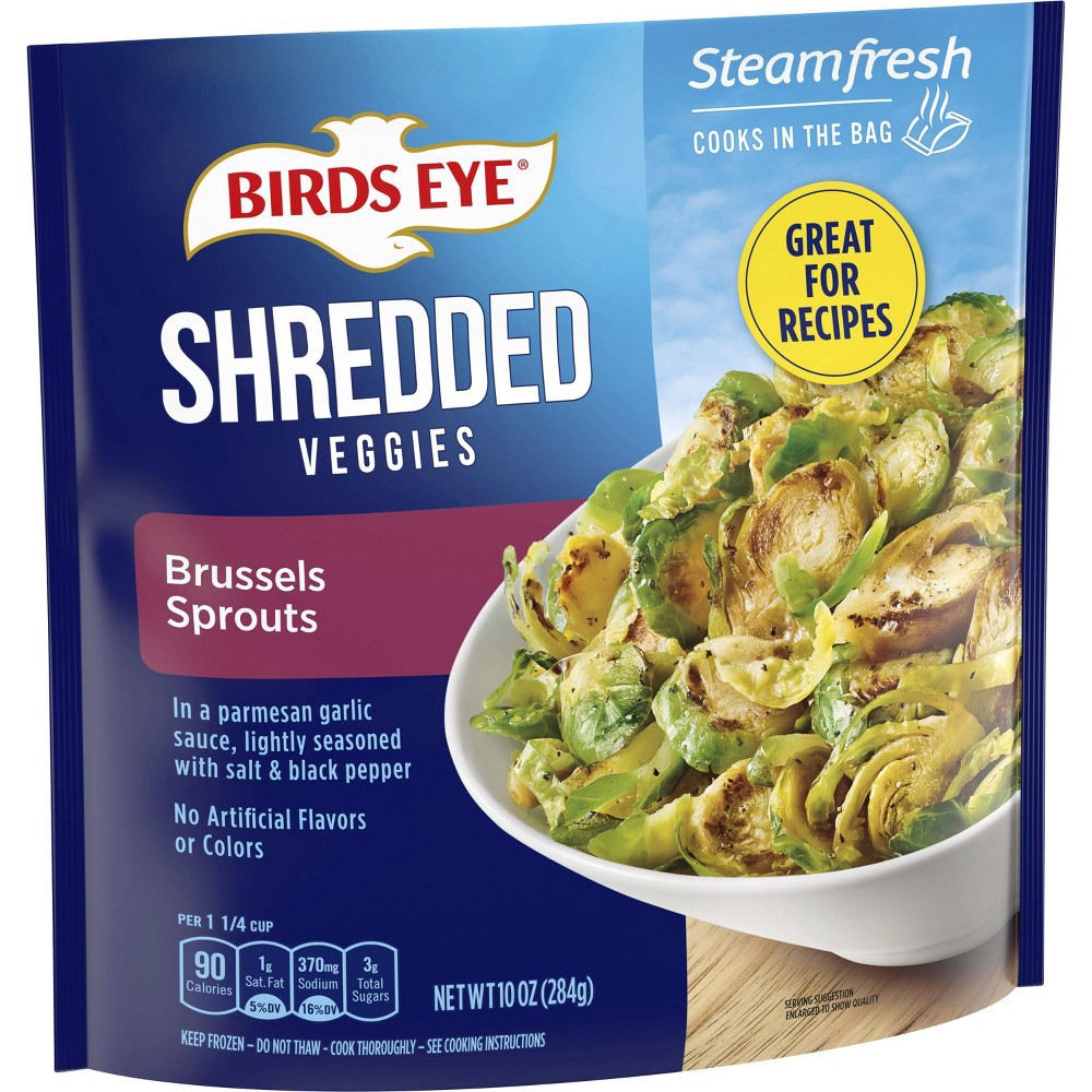 slide 2 of 4, Birds Eye Shredded Frozen Brussel Sprouts in Garlic Sauce - 10oz, 10 oz