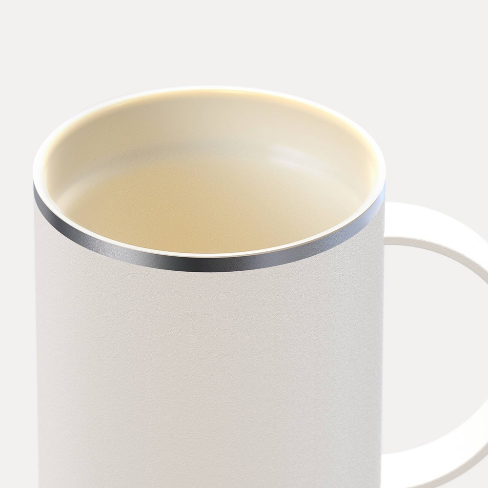 slide 2 of 5, ASOBU Ultimate stainless steel coffee mug - White, 12 oz